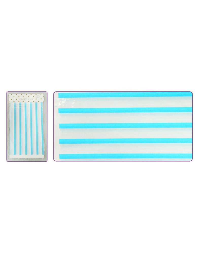 PARTY FUN Blue and White Table Cover Ideal for Birthday, Wedding, Anniversary, and Special Occasions  - Image 2