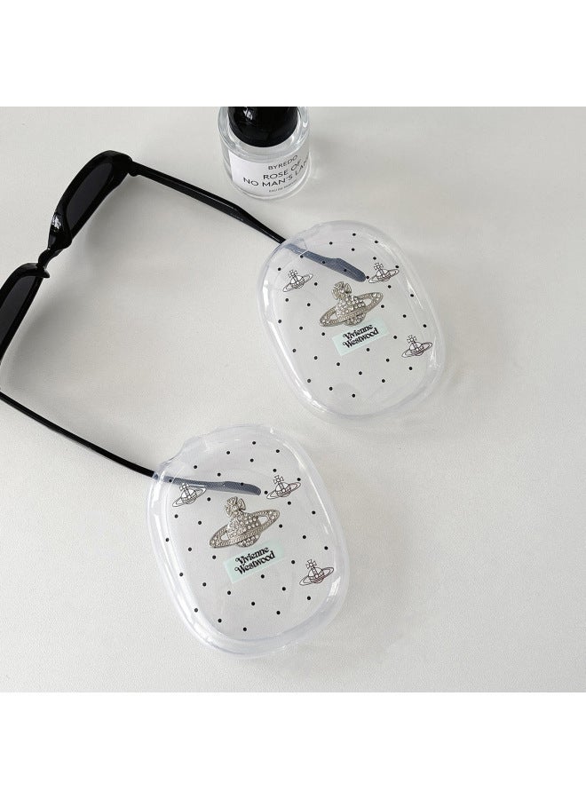 Loquat Wave Point Three-Dimensional Star Airpods Max Protective Cover For AppleHeadset Ear Cap Ear Mover Earphone Case-Color:Polka Dot Queen Mother-Model:Airpods  MAX - Image 3