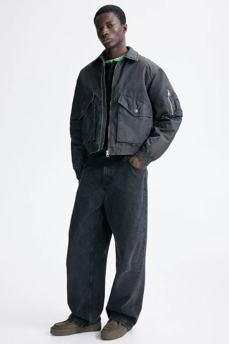 اتش اند ام جاكيت بومر مبطن