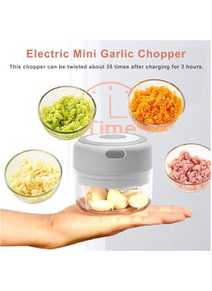 Generic Electric Garlic Masher USB Charging Food Chopper Vegetable