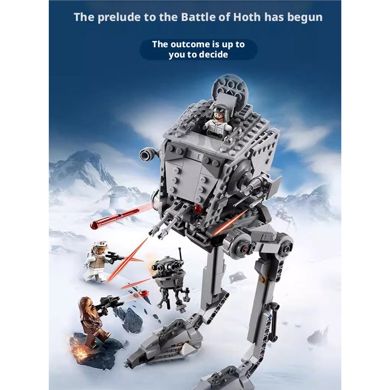 Star Wars 75322 Hoth AT-ST Walker Building Blocks Set for Boys - Image 1