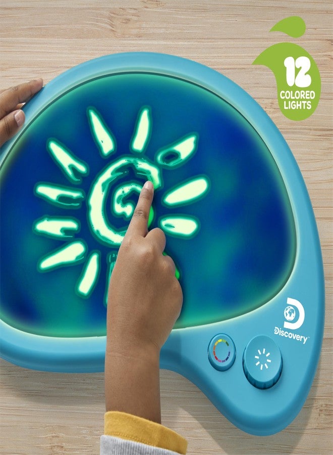 Discovery™ Mess-Free Glow Palette - Interactive Light-Up Art Pad with 12 Colors & Musical Play| Painting & Drawing Tablet| Travel Art Activity Kit| Arts & Crafts Toy for Kids Boys Girls Ages 4+ - Image 3