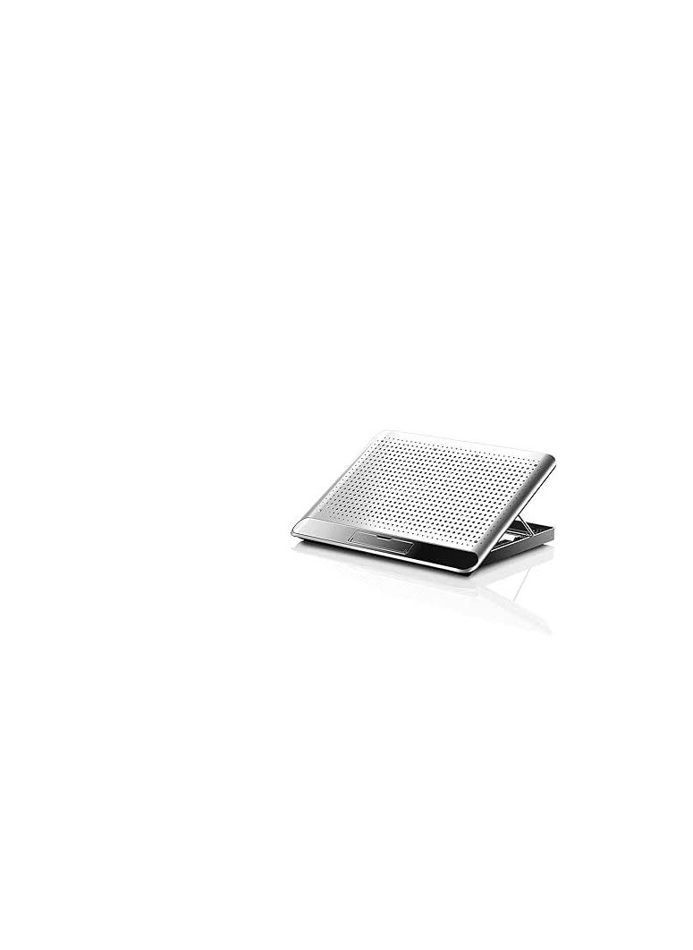 Generic Laptop Cooling pad | Laptop Stand with Fan | Laptop Raiser with Big Mute Fan Compatible for MacBook, Lenovo, hp & Other Notebook Up to 15.6-Inch  - Image 1