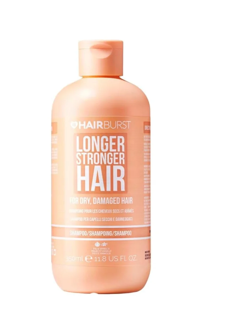 هيربرست Shampoo For Dry & Damaged Hair — Moisture Locking, Breakage Reducing, Colour Protecting - Enriched with Vitamin B5, Almond Oil & Fig Extract - Silicone Free UK Made