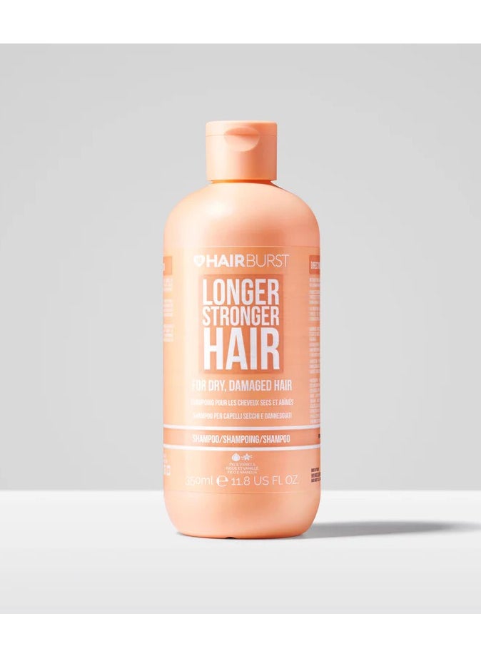 HAIR BURST Shampoo For Dry & Damaged Hair — Moisture Locking, Breakage Reducing, Colour Protecting - Enriched with Vitamin B5, Almond Oil & Fig Extract - Silicone Free UK Made  - Image 1