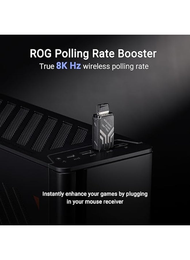ASUS ROG Harpe Ace Extreme Wireless Gaming Mouse, Carbon Fiber Build, 47g Lightweight, AimPoint Pro 42K Optical Sensor, Optical Micro Switches, ROG Polling Rate Booster, Esports & FPS Gaming, Black - Image 4