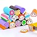 Dreamm Food Erasers 12 Pack Sushi Desserts Desk Pet Erasers for Kids Cute Fun School Supplies Prize Gifts Party Favors - Image 3