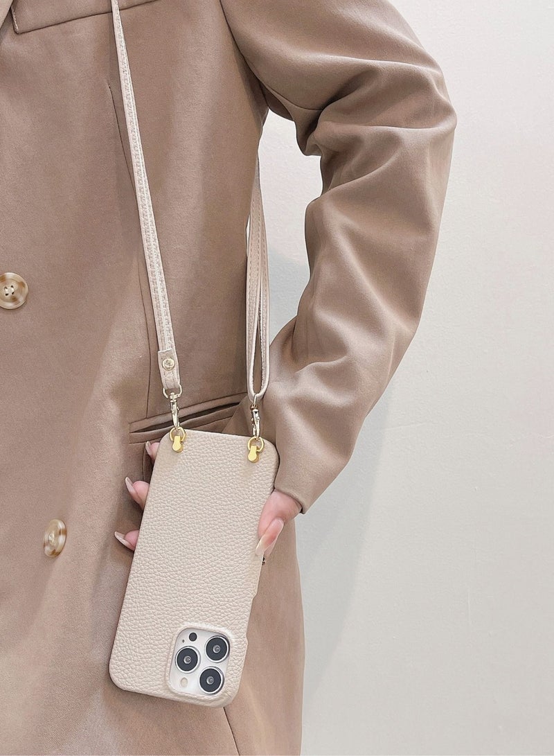 Suteni Back Cover Lychee Leather Phone Case for iPhone - Image 2