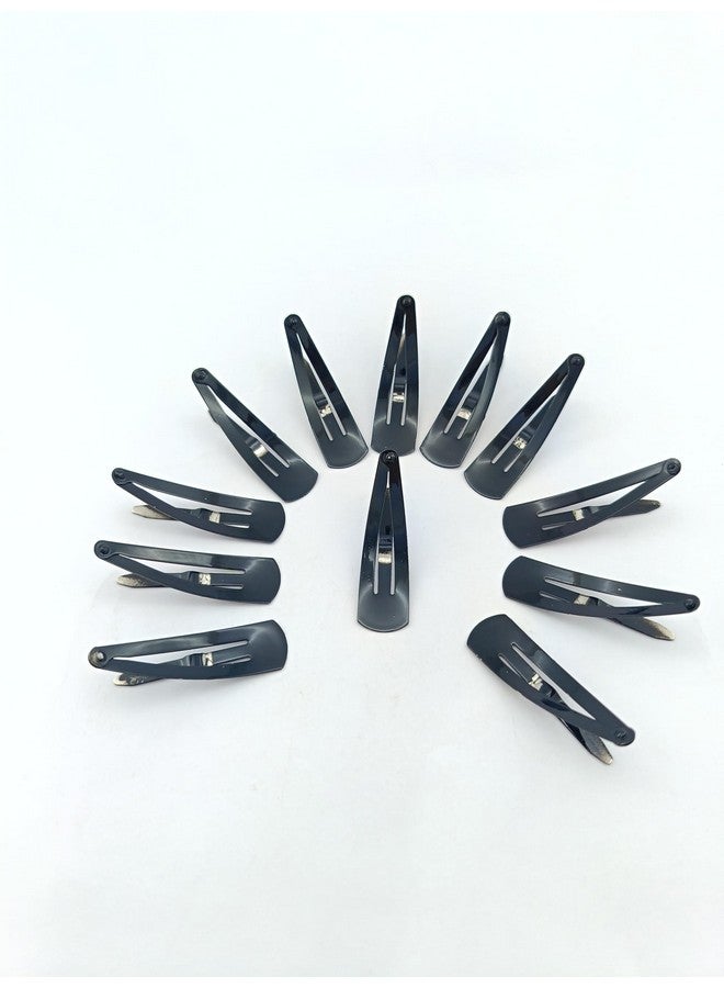 advancedestore Clips Hair Accessories Hair Pins or Clips for Girls and Women(BLACK) Tik Tak Hair Pins Premium Metal Tik Tak (Mimimum Order Qty-12Pcs) - Image 2