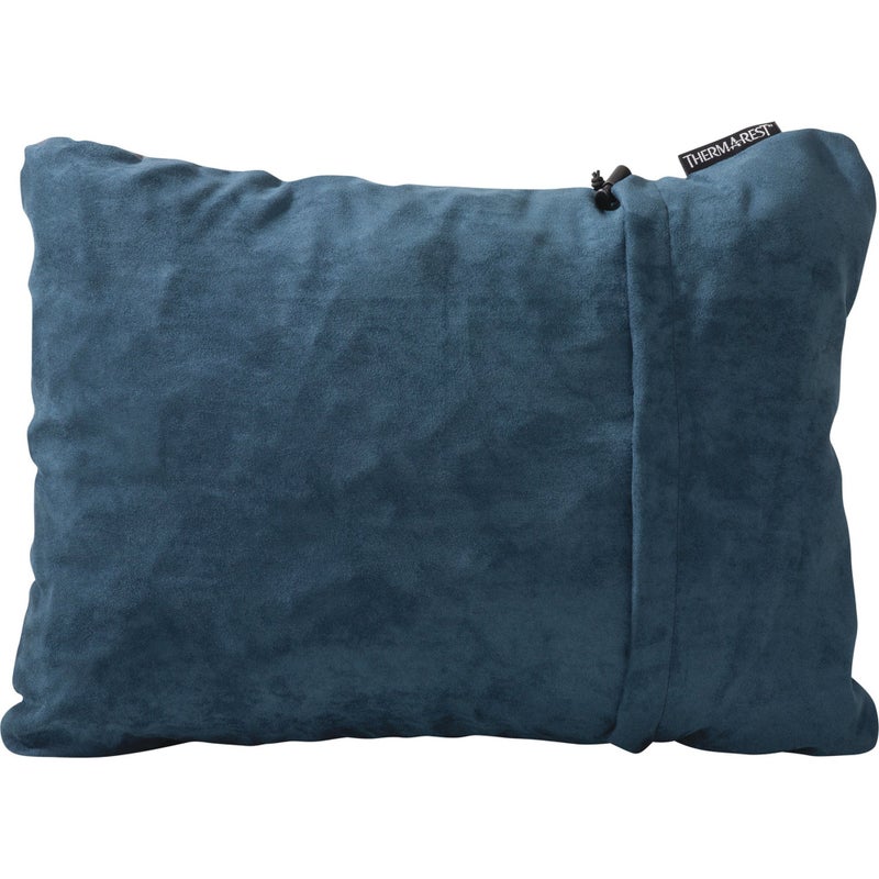 Therm-a-Rest Therm-a-Rest Compressible Travel Pillow for Camping, Backpacking, Airplanes and Road Trips, Denim, Medium - 14 x 18 Inches  - Image 1
