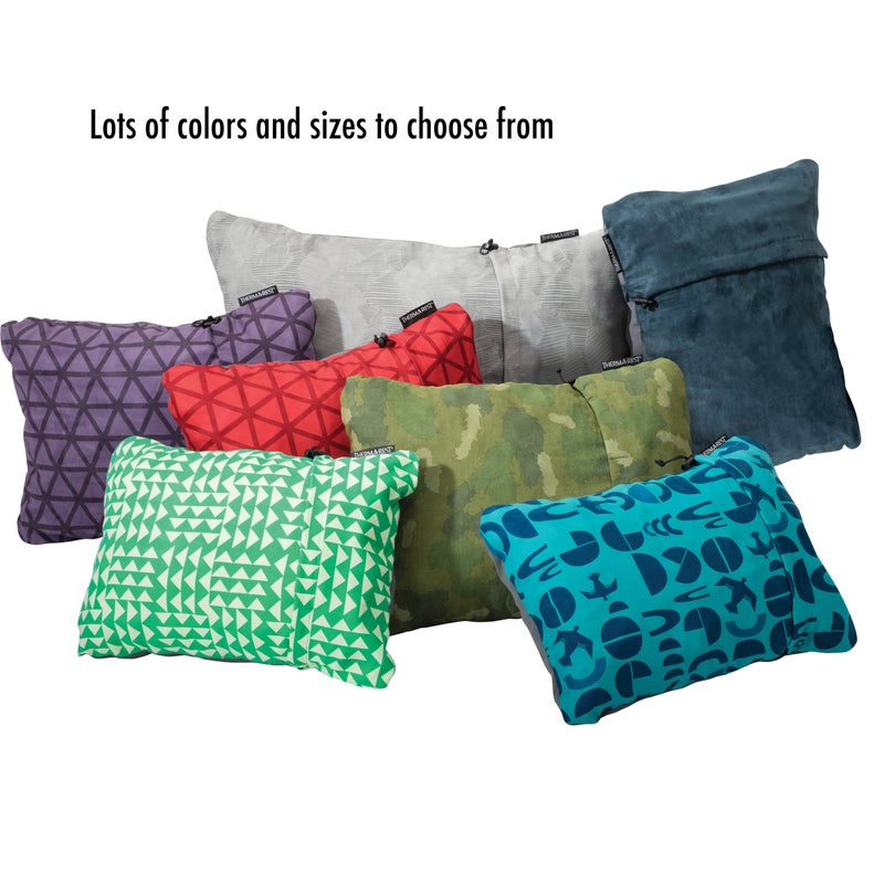 Therm-a-Rest Therm-a-Rest Compressible Travel Pillow for Camping, Backpacking, Airplanes and Road Trips, Denim, Medium - 14 x 18 Inches  - Image 2