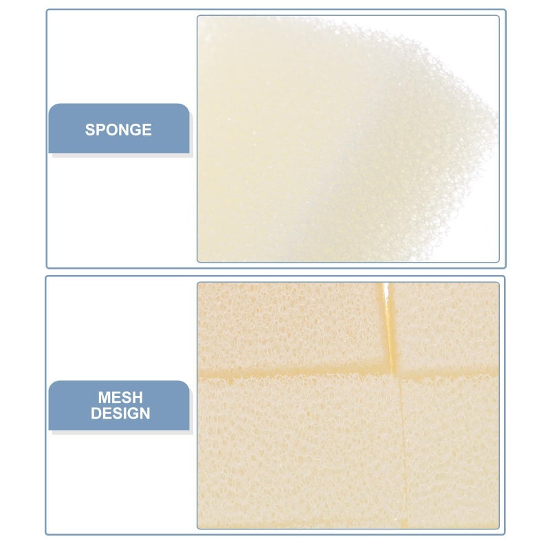 12 Pcs Kitchen Cleaning Sponges Non Stick Scrubbers Natural Loofah Dishwashing Brushes For Pots Pans Kitchenware - Image 4
