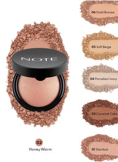 Note Note Baked Powder Macadamia Oil 02 Honey Warm 10g  - Image 4