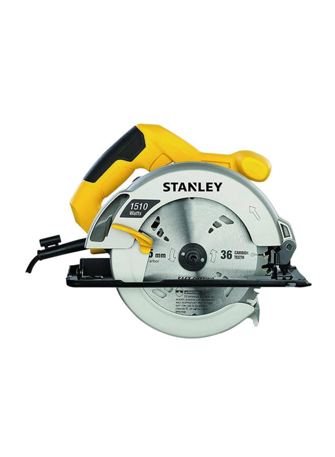 Stanley 1600W Corded Circular Saw Yellow and Silver 190mm SC16-B5 - Image 1