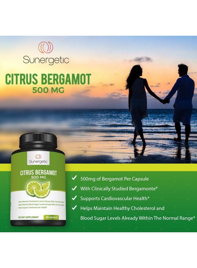 Sunergetic Bergamot Capsules-Formulated with Organic Bergamot Extract-Clinically Studied Bergamonte® to Support Healthy Cholesterol Levels Within Normal Range-30 Citrus Bergamot Capsules - Image 4