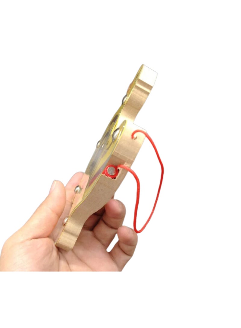 لعبة المتاهة الخشبية المغناطيسية لعبة خشبية لطيفة على شكل حيوان لعبة ألغاز تعليمية فكرية للأطفال في وقت مبكر - Image 4