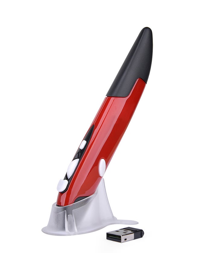 Wireless Presenter Smart Flip Pen Mouse Red - Image 1