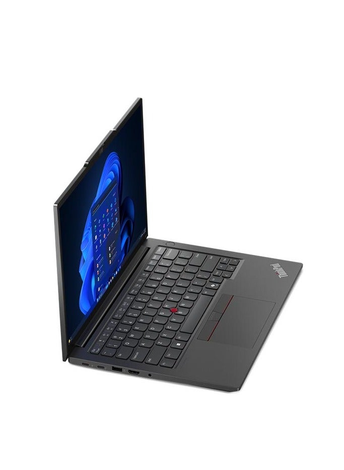 Lenovo ThinkPad E14 Laptop With 14 Inch WUXGA (1920x1200) Display IPS,Intel Core Ultra 5-125U Processor/8GB RAM DDR4/512GB SSD / Intel Arc Graphics/ WINDOWS 11 PRO English/Arabic Black - Image 2