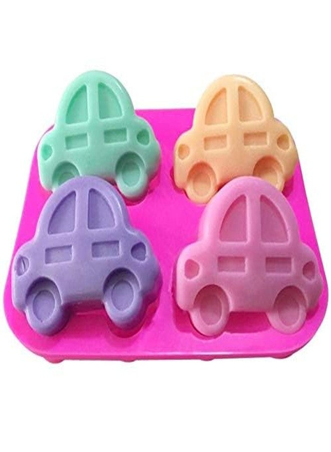 YSCEN 3D Car Silicone Molds, Bubble Cars Shape Craft Art Silicone Soap Molds, Cute Cars Theme Craft for Make Cake Soap Jelly Pudding Chocolate Baking - Image 2