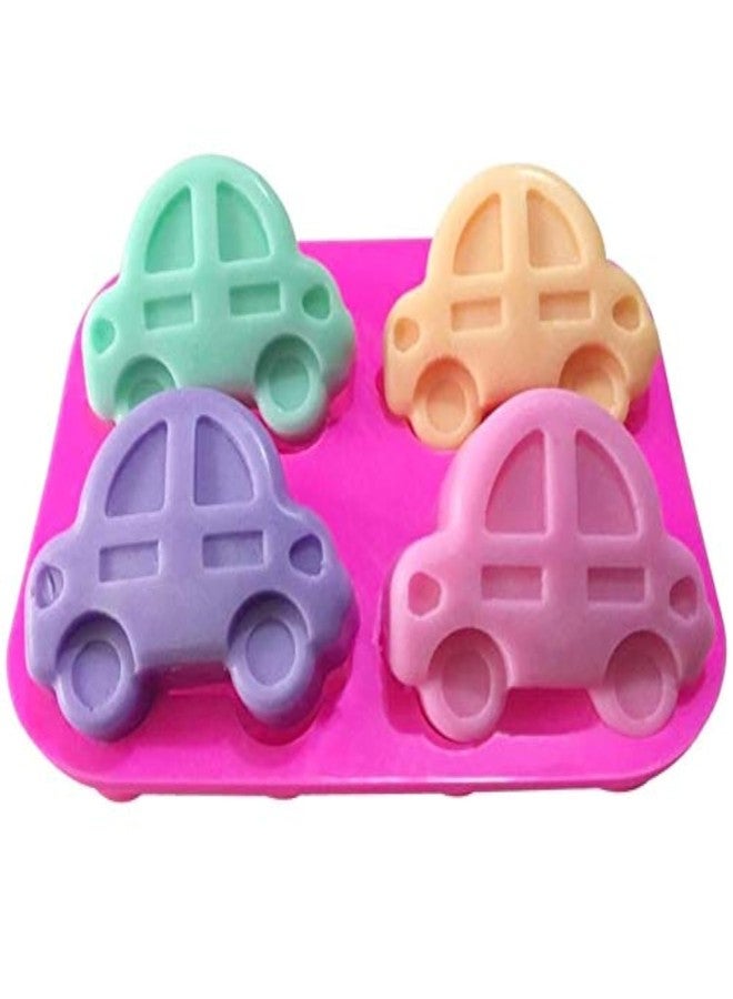 YSCEN 3D Car Silicone Molds, Bubble Cars Shape Craft Art Silicone Soap Molds, Cute Cars Theme Craft for Make Cake Soap Jelly Pudding Chocolate Baking - Image 1
