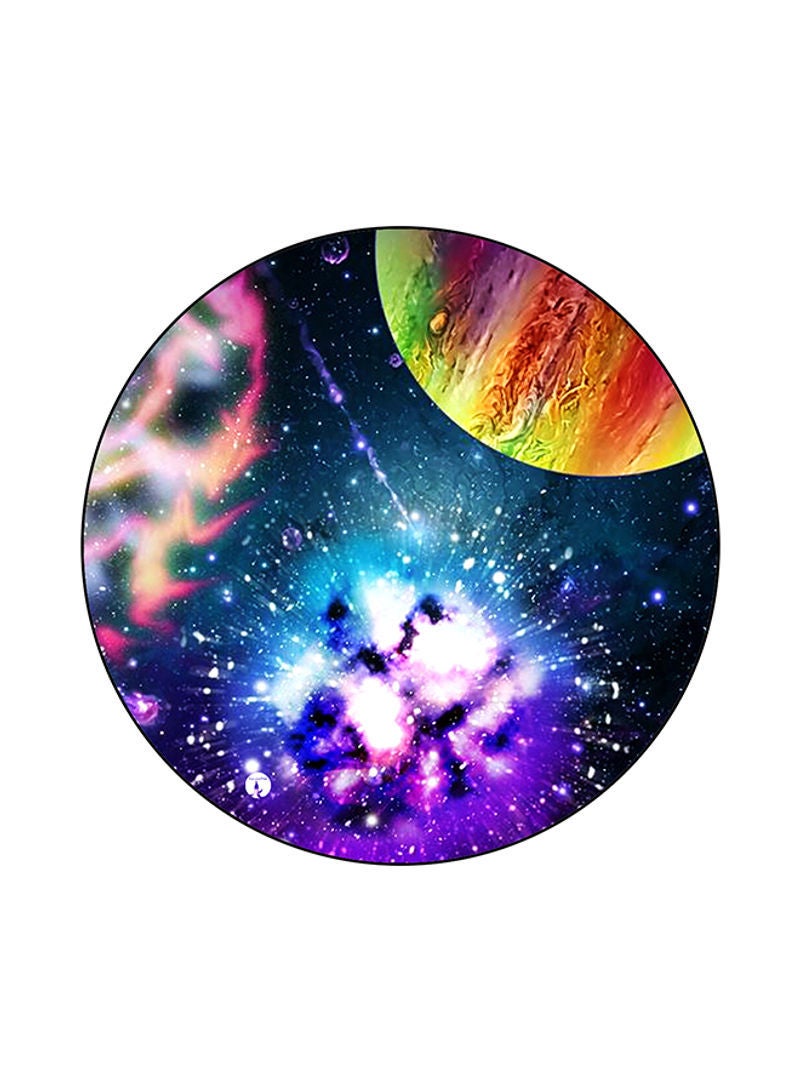 Space Print Mouse Pad Multicolour