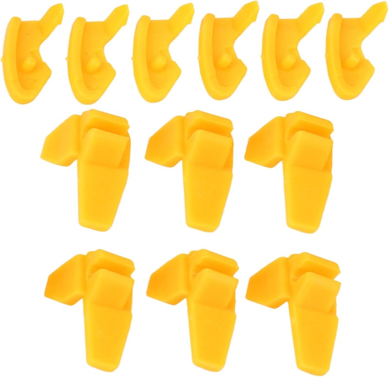 GLOGLOW 6 Pairs Tire Changer Protector Inserts Plastic Duck Heads for Tire Machine Mount Demount Tools Suitable for Car Motorcycle Repair Shop Home DIY Users - Image 1