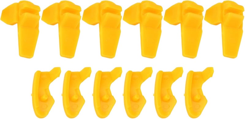 GLOGLOW 6 Pairs Tire Changer Protector Inserts Plastic Duck Heads for Tire Machine Mount Demount Tools Suitable for Car Motorcycle Repair Shop Home DIY Users - Image 2