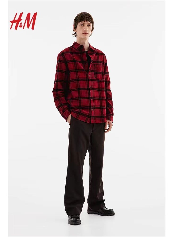 H and M - HM Autumn New Fashionable Casual Loose Long Sleeved Shirt - Image 1