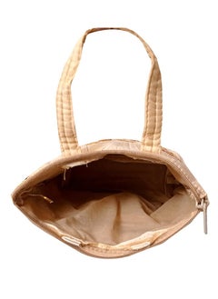 Kuber Industries Kuber Industries Embroidery Small Hand Bag, Tote Bag, Purse For Daily Trips, Travel, Office & All Occasions For Women & Girls (Gold)-HS_38_KUBMART21477  - Image 4