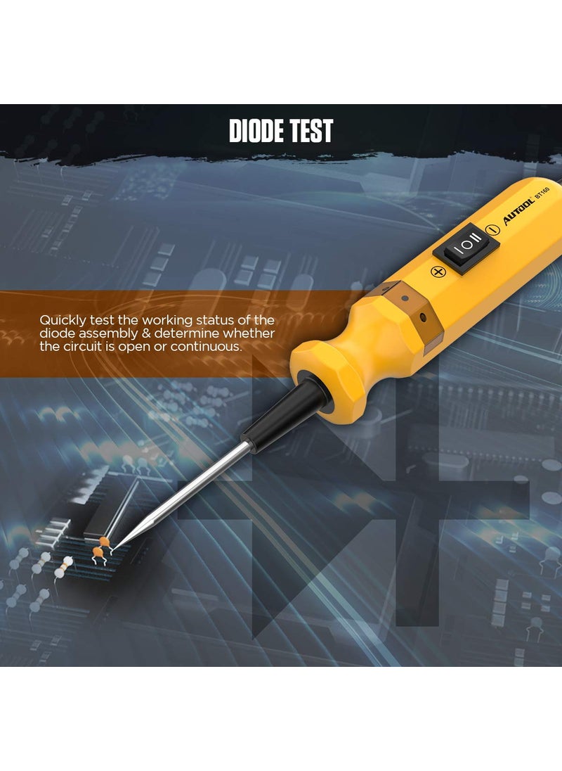 Autool AUTOOL Power Circuit Probe Kit 624V Automotive Circuit Tester with Auto Electrical System Testing Functions Digital Voltage TesterMultimeterShort FinderBattery TesterPower or Ground Supply  - Image 5