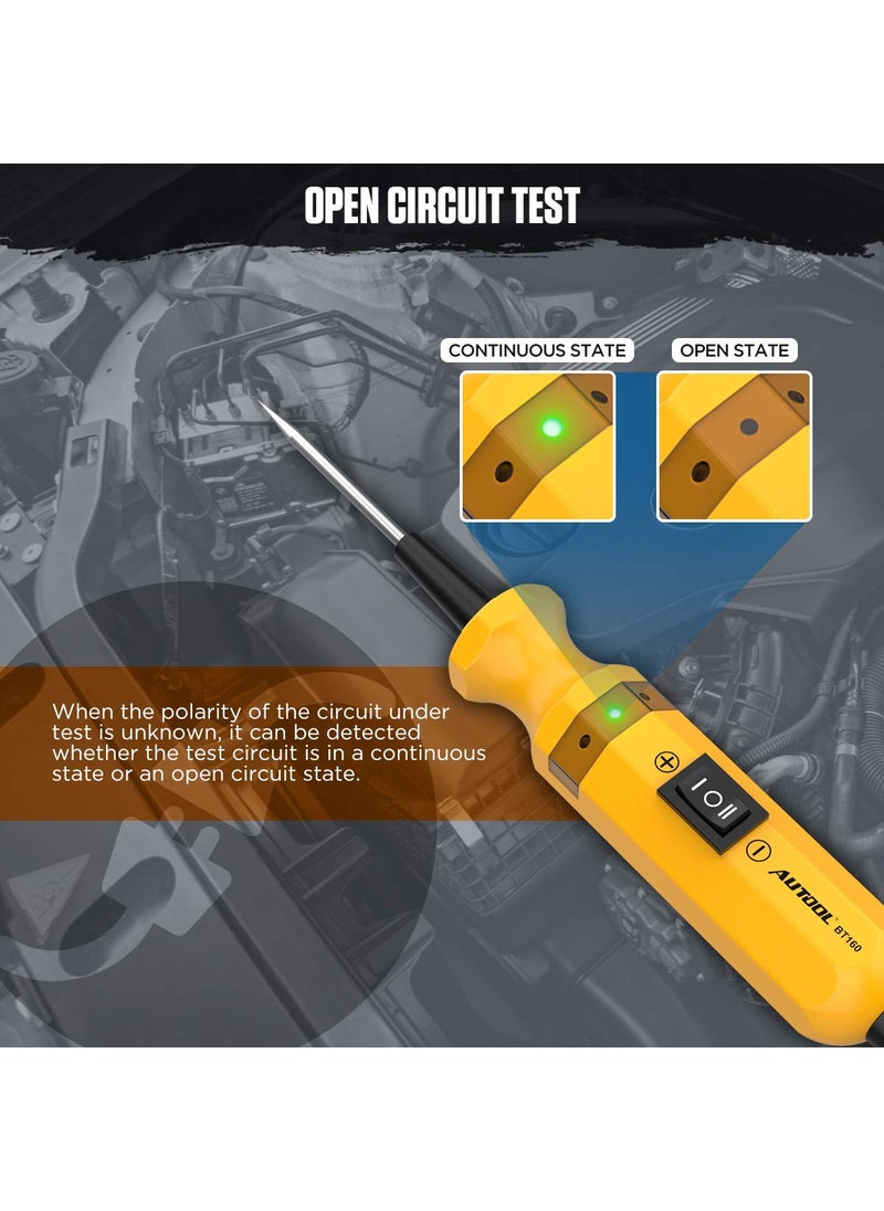 Autool AUTOOL Power Circuit Probe Kit 624V Automotive Circuit Tester with Auto Electrical System Testing Functions Digital Voltage TesterMultimeterShort FinderBattery TesterPower or Ground Supply  - Image 4