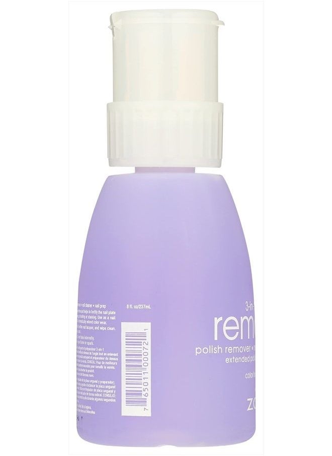 Zoya Remove Plus 3 in 1 Formula - Polish Remover, Nail Cleaner, Nail Prep, 8 Fl Oz  - Image 4