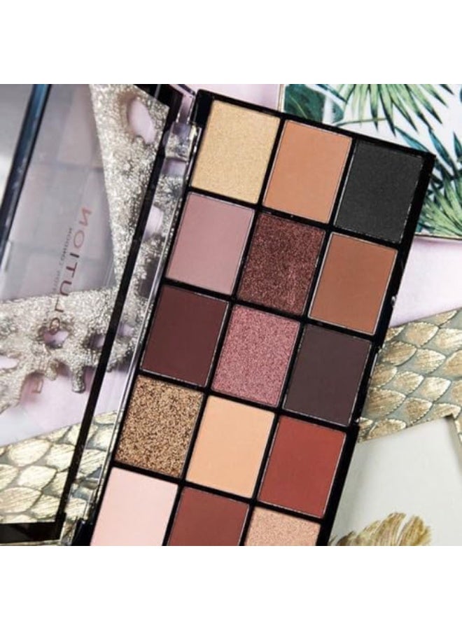 Makeup Revolution Shadow Palette 15x0.03 oz Velvet Rose - Image 2