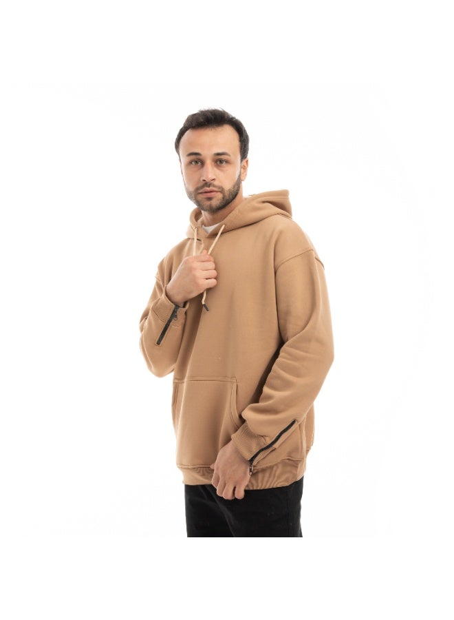 سيزار هودي رجالي اوفر سايز مزود بغطاء للرأس - Image 2