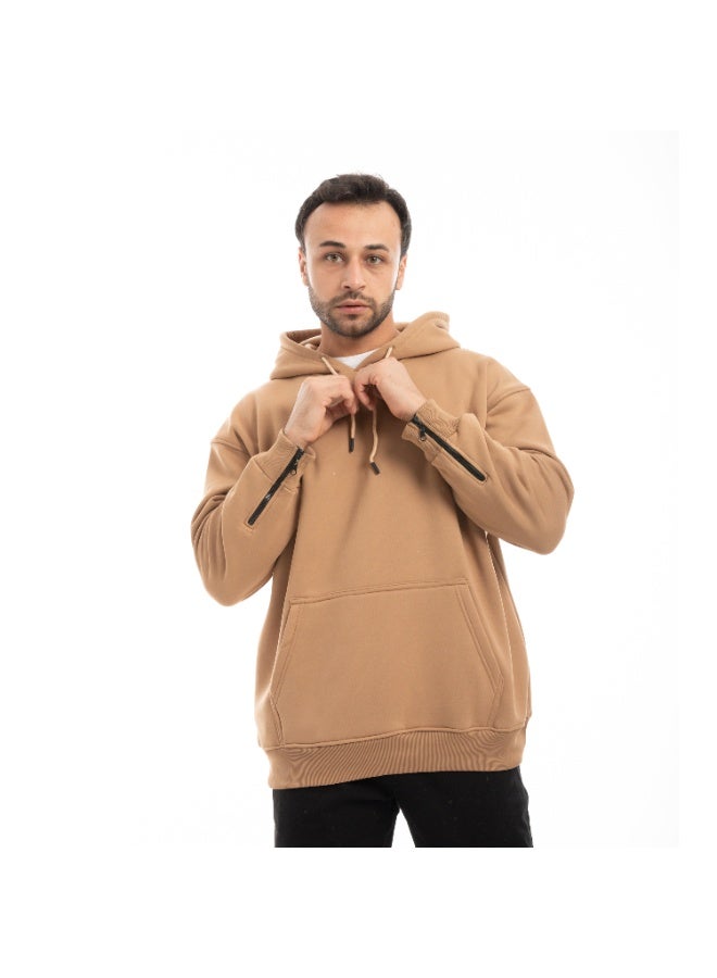 سيزار هودي رجالي اوفر سايز مزود بغطاء للرأس - Image 1