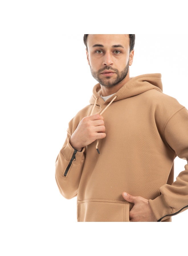 سيزار هودي رجالي اوفر سايز مزود بغطاء للرأس - Image 5