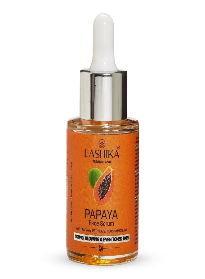 Lashika Papaya Glow Serum | With Niacinamide, Hyaluronic Acid, Ceramides & Peptides | Hydrating | Brightening | Repairing | Unisex | 30ml - Image 1