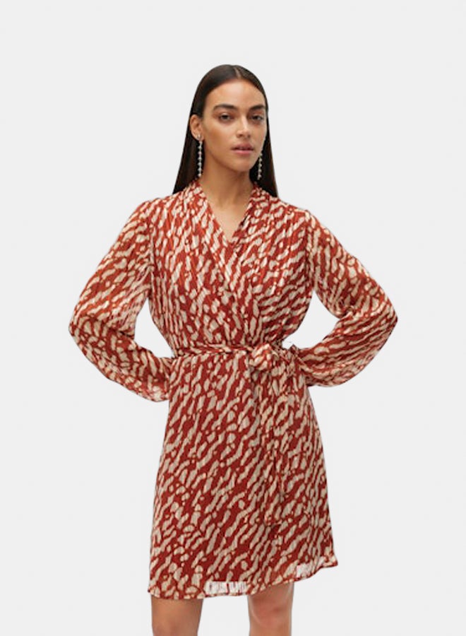 VERO MODA VERO MODA Womens Rie Longsleeve Wrap Dress  - Image 1
