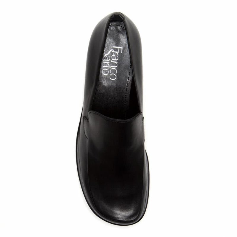Franco Sarto Women's Bocca Slip-On Loafer, Black Leather, 7 W - Image 5