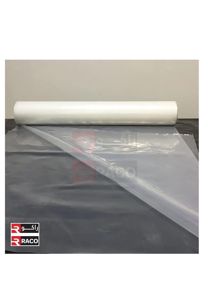 RACO RACO Durable Polythene Sheet Roll for Floors and Furniture Protuct from Dust and Water when Painting and Decorating (1000G, 25M)  - Image 2