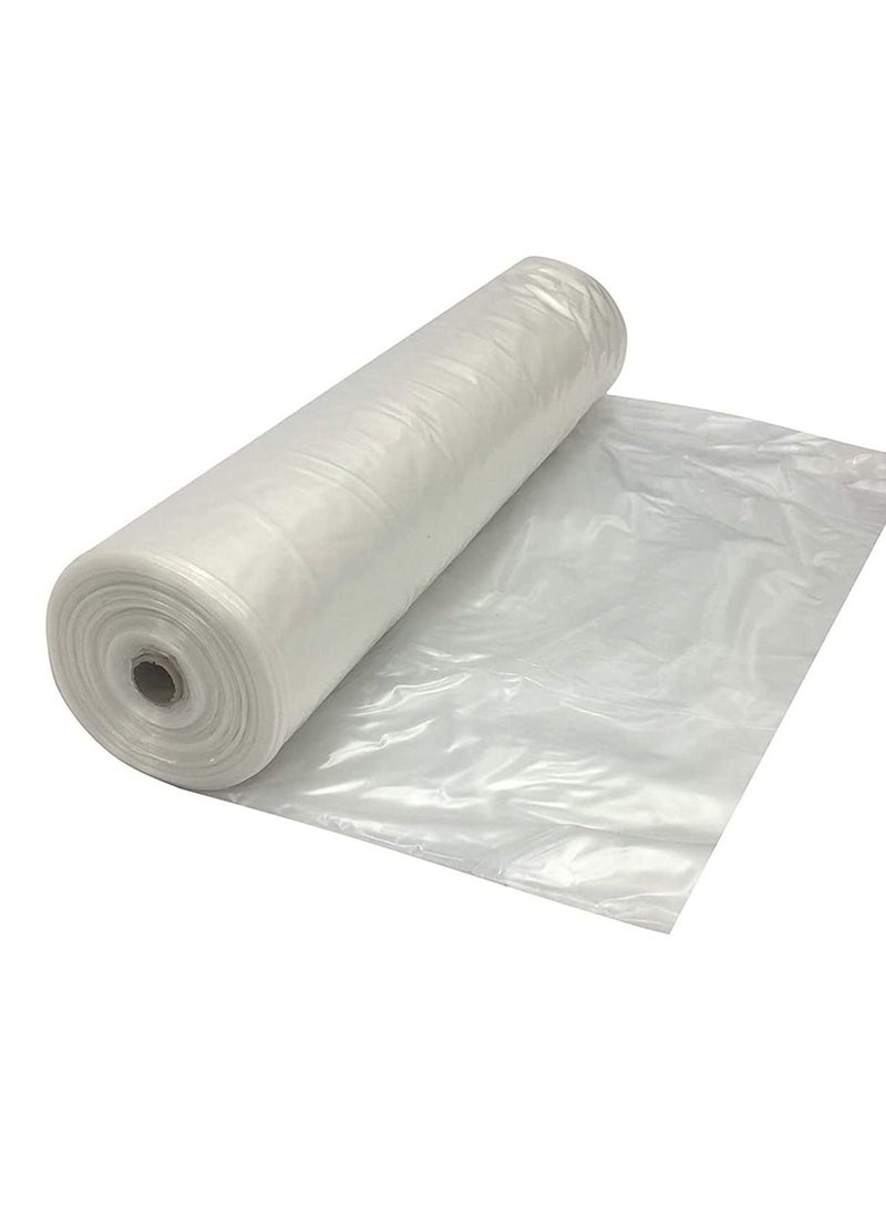RACO RACO Durable Polythene Sheet Roll for Floors and Furniture Protuct from Dust and Water when Painting and Decorating (1000G, 25M)  - Image 1
