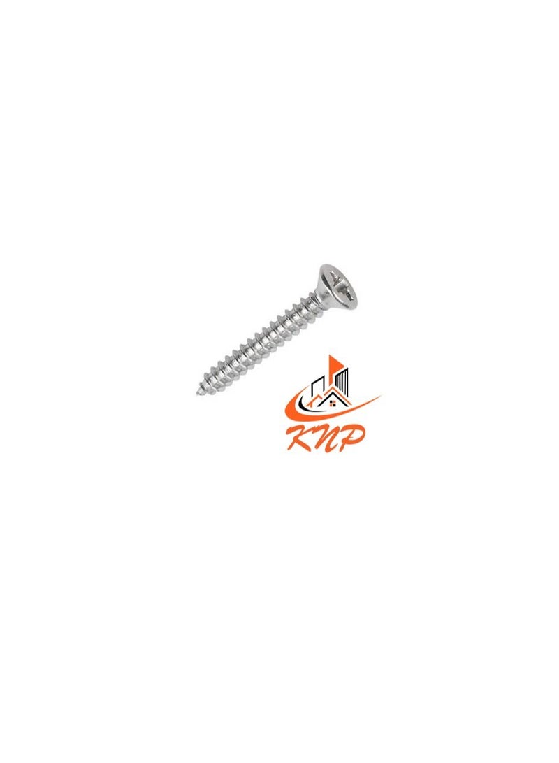 KNP KNP Countersunk Self-Tap Screws - Pack of 200 (3/8" x 4g) - Image 2