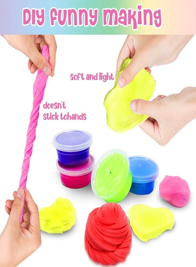 LUKBERA 28pcs Butter Slime for Kids, Playdough Modeling Clay for Valentines Day School Classroom Exchange Gift Party Favor Prizes - Image 3