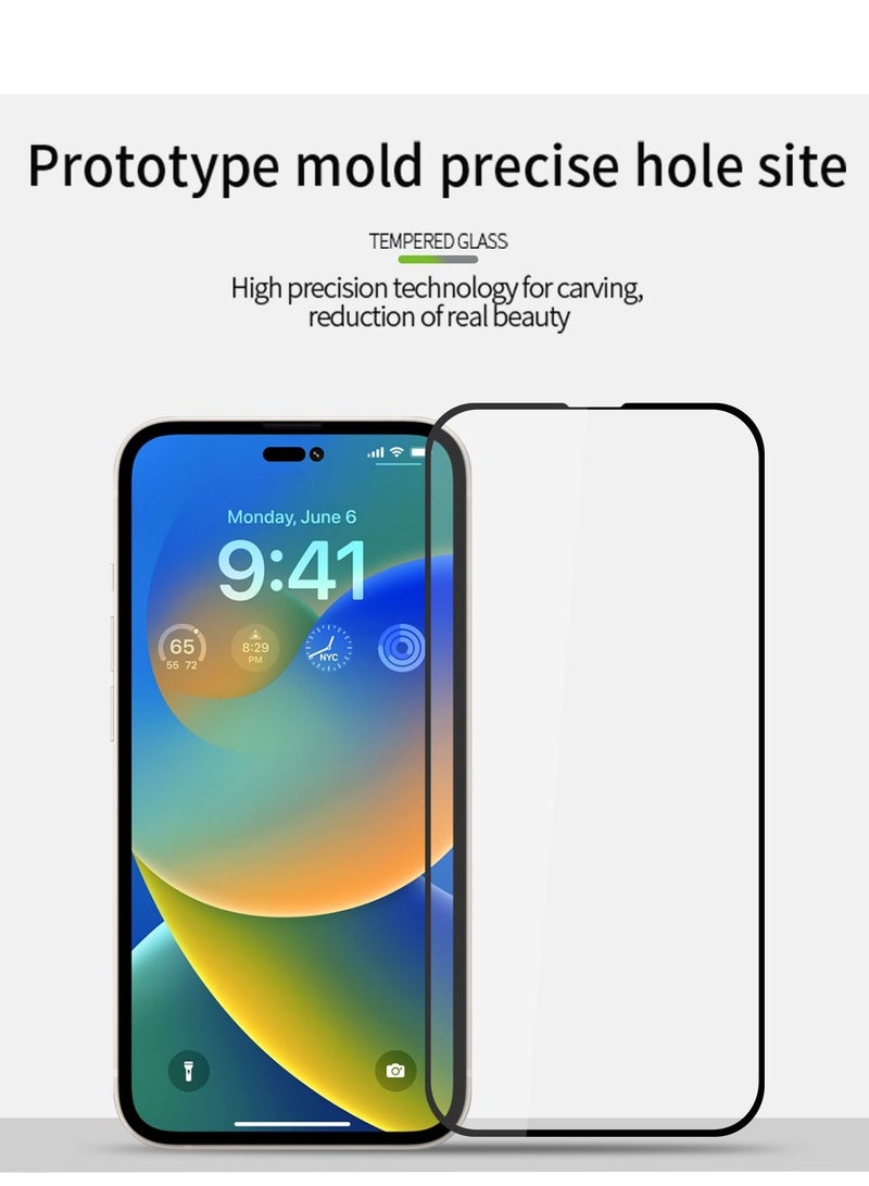 BORTONY Privacy Screen Protector Compatible with iPhone 14 Plus/13 Pro Max Privacy [9H Hardness] [Anti-scratch] Anti-spy Tempered Glass Film for Apple iPhone 14 Plus/13 Pro Max 6.7 inch - Image 4