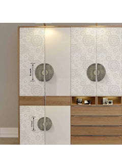Full Art Full Art Main Door Pull HandleTwo PiecesHome DcorGlass Door Pull HandleDoor Hardware1 Pair Antique Glossy Made in India Globe 6 Inches  - Image 2