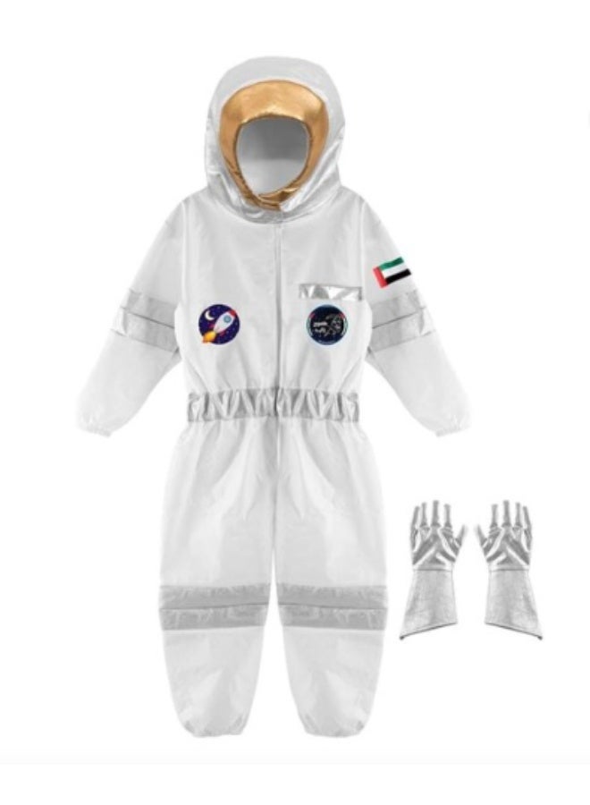 Astronaut Girl Costume White, Size 8-9 Years - Image 2