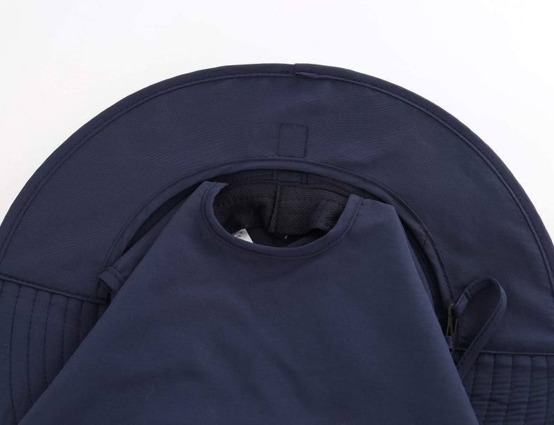 Connectyle Kids UV Sun Protection Flap Sun Hat Summer Safari Hat Fishing Sun Hats with Neck Cover Navy Blue - Image 5