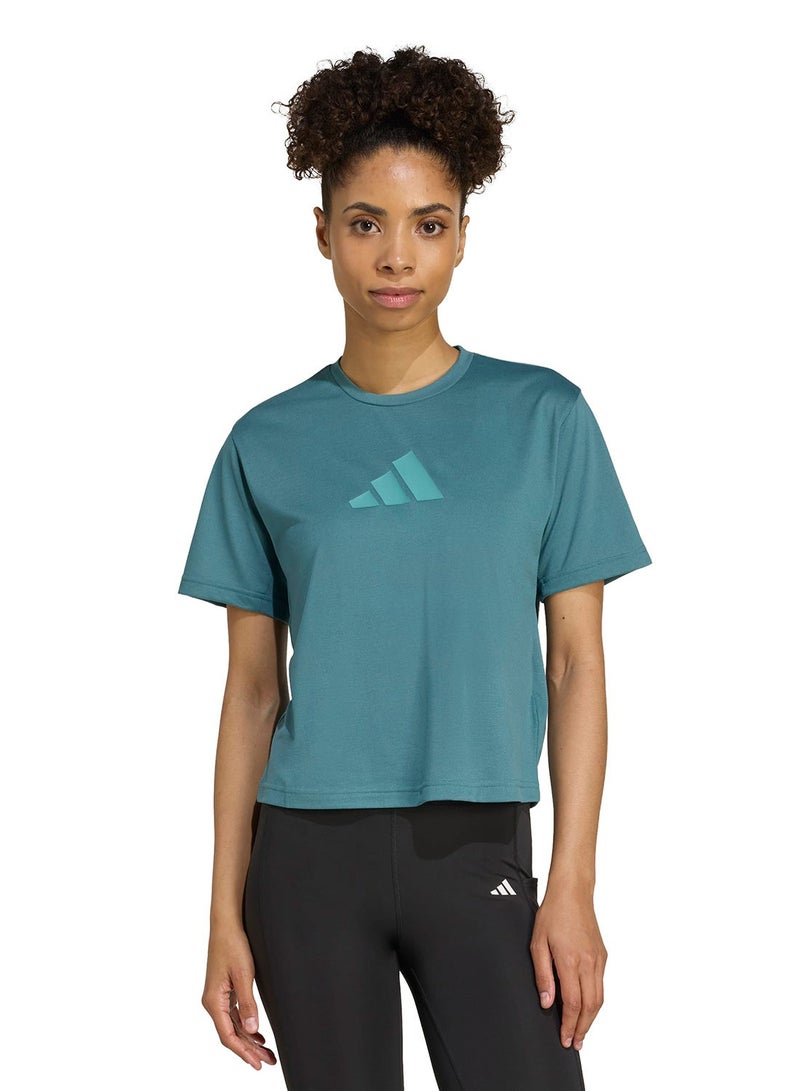 Adidas Workout Essentials Big Performance Logo Training T-Shirt - Image 1