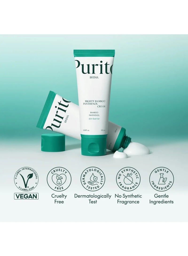 Purito Seoul Mighty Bamboo Panthenol Skin Barrier Repair Cream - 100ml - Image 4