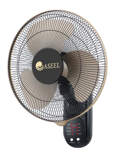 Aseel wall fan, size 16, with remote